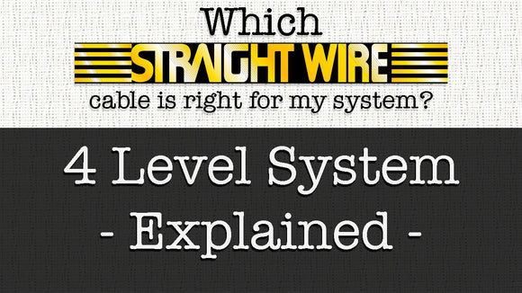The Straight Wire Interconnect Level System Explained Schroeder Amplification