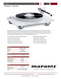 Marantz TT-15S1 Turntable - Belt Drive Turntable with Clearaudio Virtuoso Cartridge
